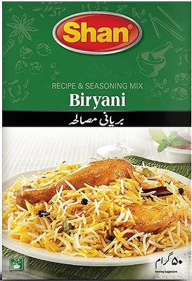 SHAN BRIYANI MASALA 50G SHAN BRIYANI MASALA 50G