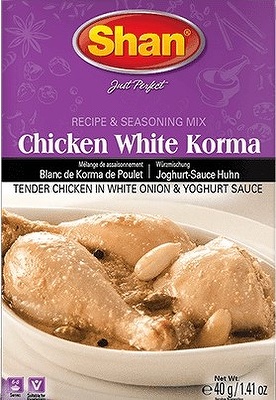 SHAN CHICKEN WHITE KORMA 40G SHAN CHICKEN WHITE KORMA 40G