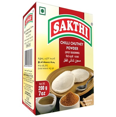 SAKTHI CHILLI CHUTNY PWDR 200G SAKTHI CHILLI CHUTNY PWDR 200G